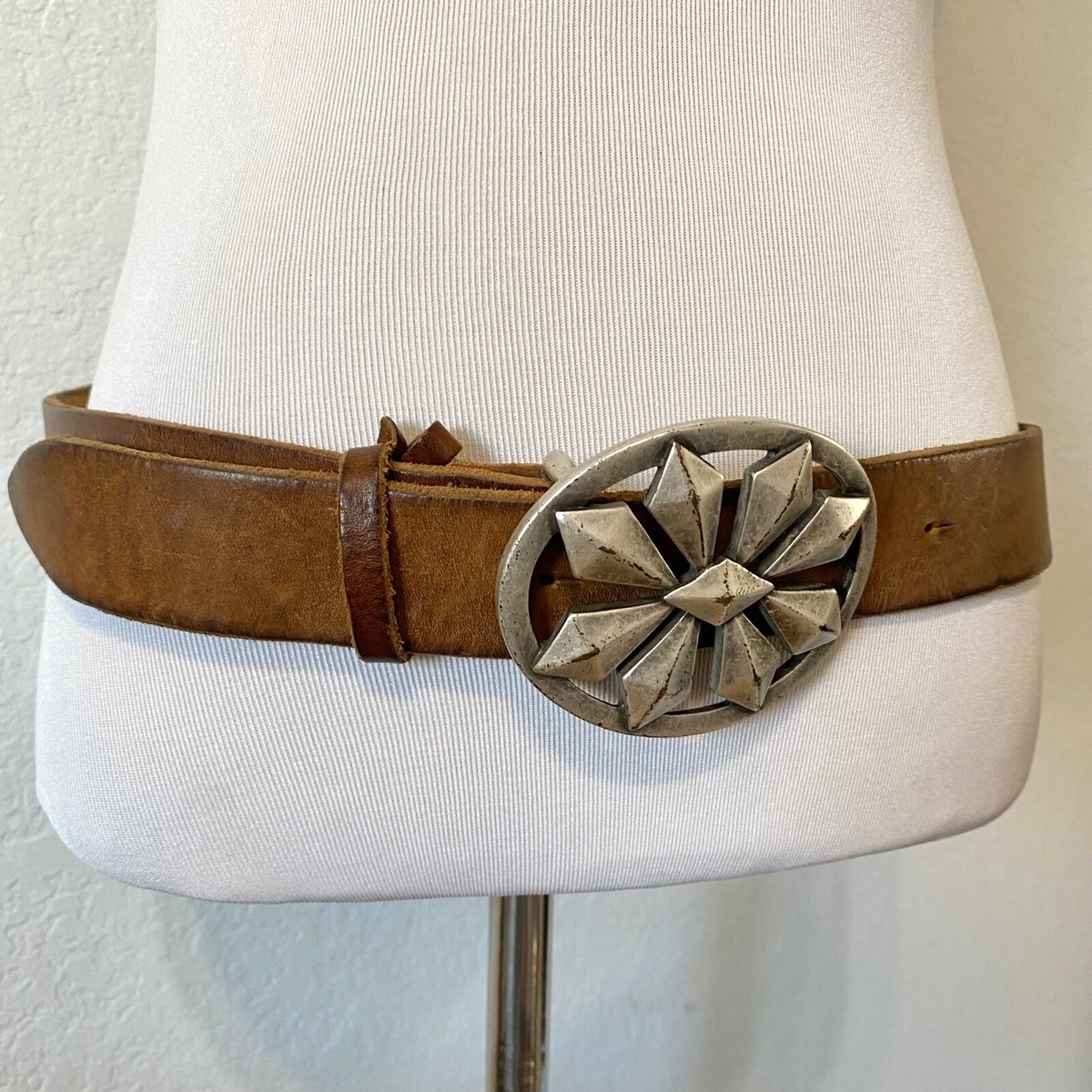 Orciani Soft Leather Belt Brown with Silver Buckle ORCIANI Bull Soft leather belt color Brown main image 3