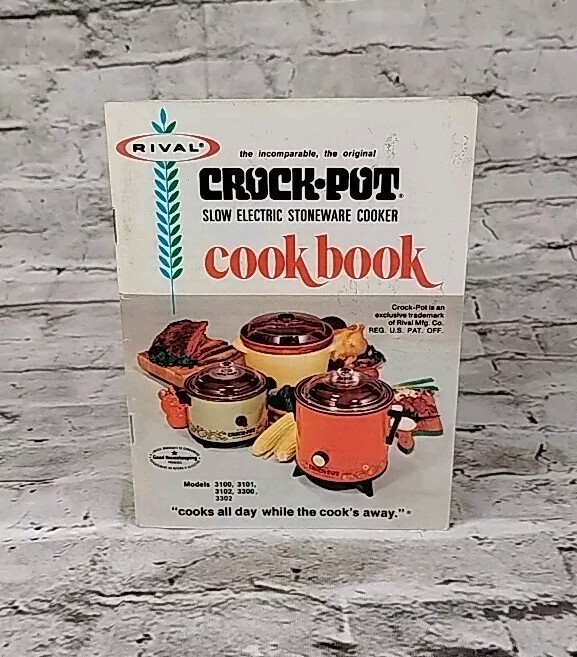 Crockpot Slow Cooker Electric Stoneware Recipes Cookbook