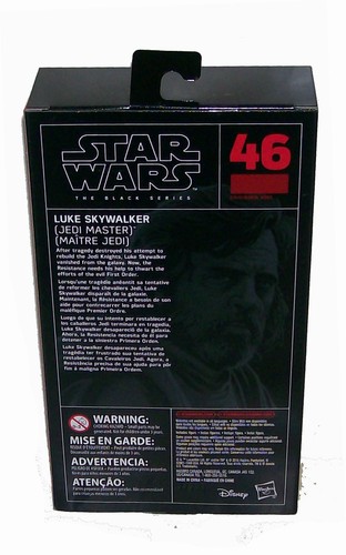 STAR WARS THE BLACK SERIES LUKE SKYWALKER (JEDI MASTER) 6" ACTION FIGURE HASBRO - Picture 2 of 2