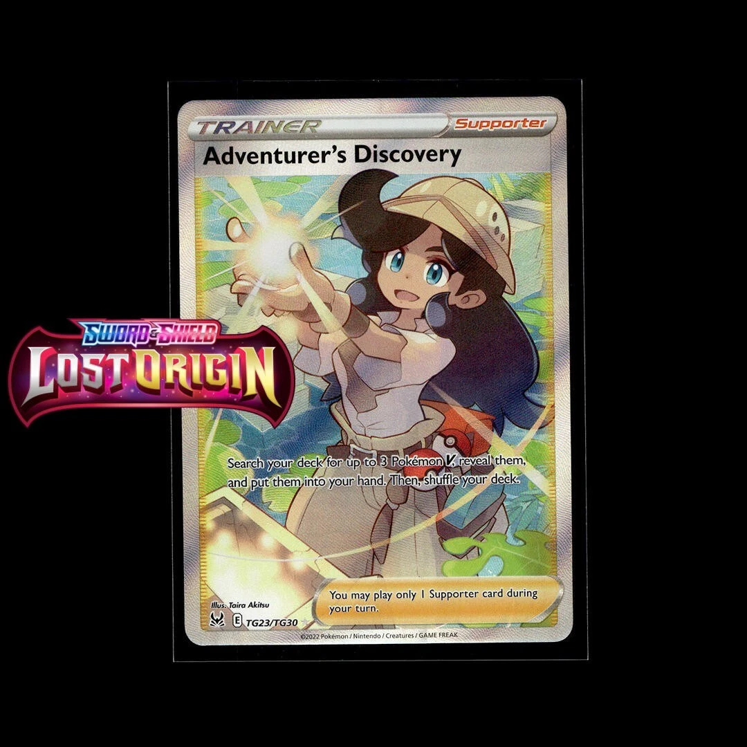 adventurer's discovery pokemon card Amazon.com: Pokemon - Adventurer's Discovery - TG23 - Trainer Gallery -  Lost Origin