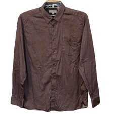 Ted Baker London Long Sleeve Button Down Casual Office Dress Shirt Size 5 XL