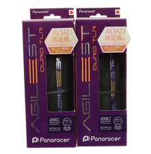 Panaracer Agilest Duro TLR TUBELESS Folding Tire 700x28c Black Pair of Tires NEW