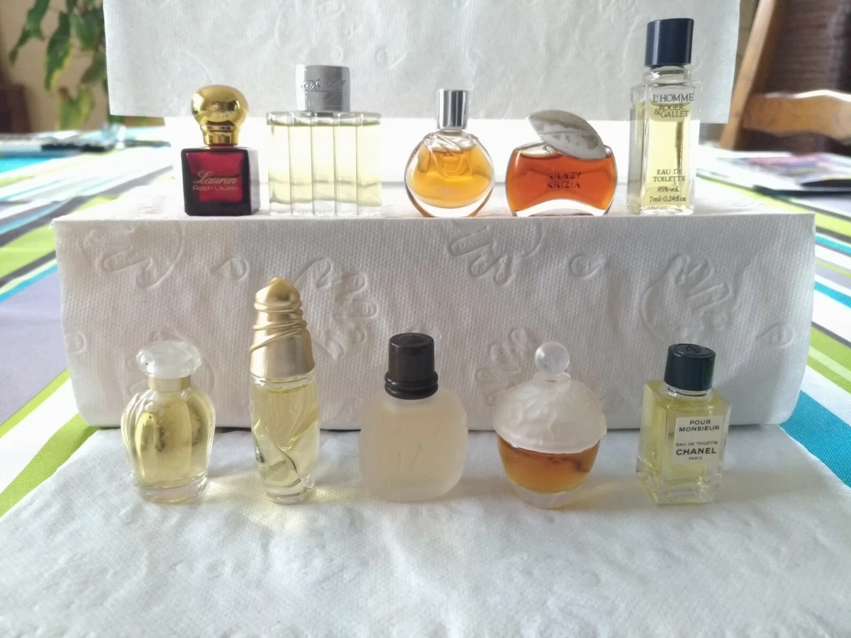 lot 4 10 BRAND PERFUME MINIATURES