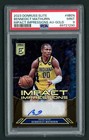 Bennedict Mathurin PSA 9 2023-24 Donruss Elite AUTO GOLD II-BEN NBA Card /10