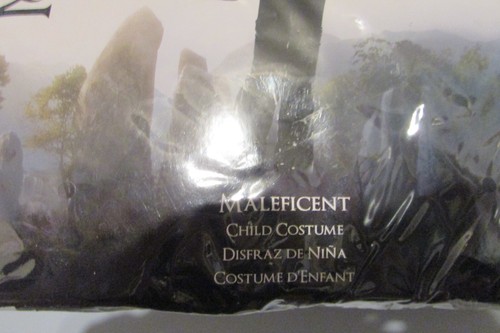 New Girls Maleficent Halloween Costume Size 7-8 NWT!!! - Picture 3 of 5
