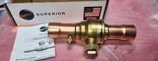 Superior Refrigeration Ball Valve 1-5/8" 593WAS-15ST Brass