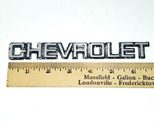 Vtg Chevrolet Emblem 6 34 Long 1980s Video Many Good Pictures