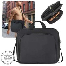 Black Laptop Bag Case With Shoulder Strap For 15"17"HP/Lenovo/ Asus/Macbook DELL
