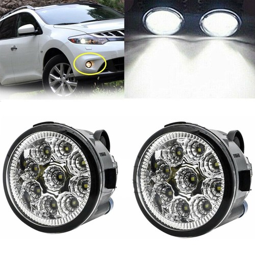 Pair LED Fog Light Lamp For Infiniti FX35 FX37 FX45 FX50 G25 QX70 Q70 Left&Right - 第 8/9 張圖片