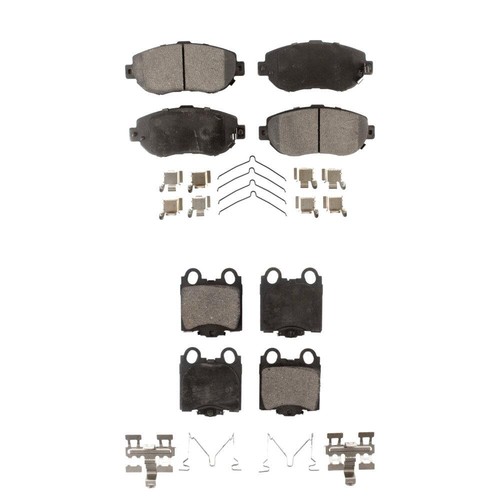 For Lexus GS300 SC430 IS300 GS400 GS430 Front Rear Ceramic Brake Pads Kit  - Picture 1 of 13