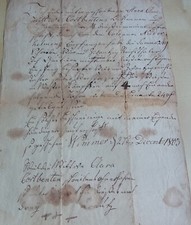 Promissory note WIMMER (Bad Essen) 1803, widow CORDBENTE signed with 3 crosses