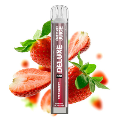 Smoking Juice DELUXE Erdbeere Einweg E-Shisha 20mg Nikotin 600 Züge