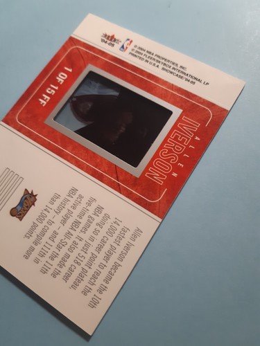 Allen Iverson Limited Edition /50 Fleer Showcase Feature Film 2004-05 NM-M - Picture 18 of 24