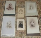 Walter Lackey & Lucina Andrus Family (6) Antique Photos - Massachusetts