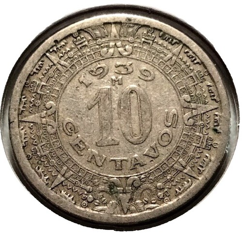 JAPAN 10 Sen Shōwa Yr 14 (1939) 大日本 十銭 昭和十四年 Y# 57 4g