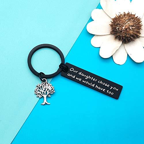 Son in Law Gift from Mother in Law Son in Law Keyring Future Son Gifts Our  - Bild 3 von 7