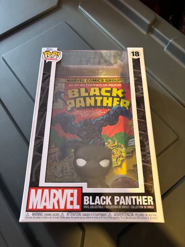 Funko Pop! Comic Book Cover with Case: Marvel - Black Panther #18