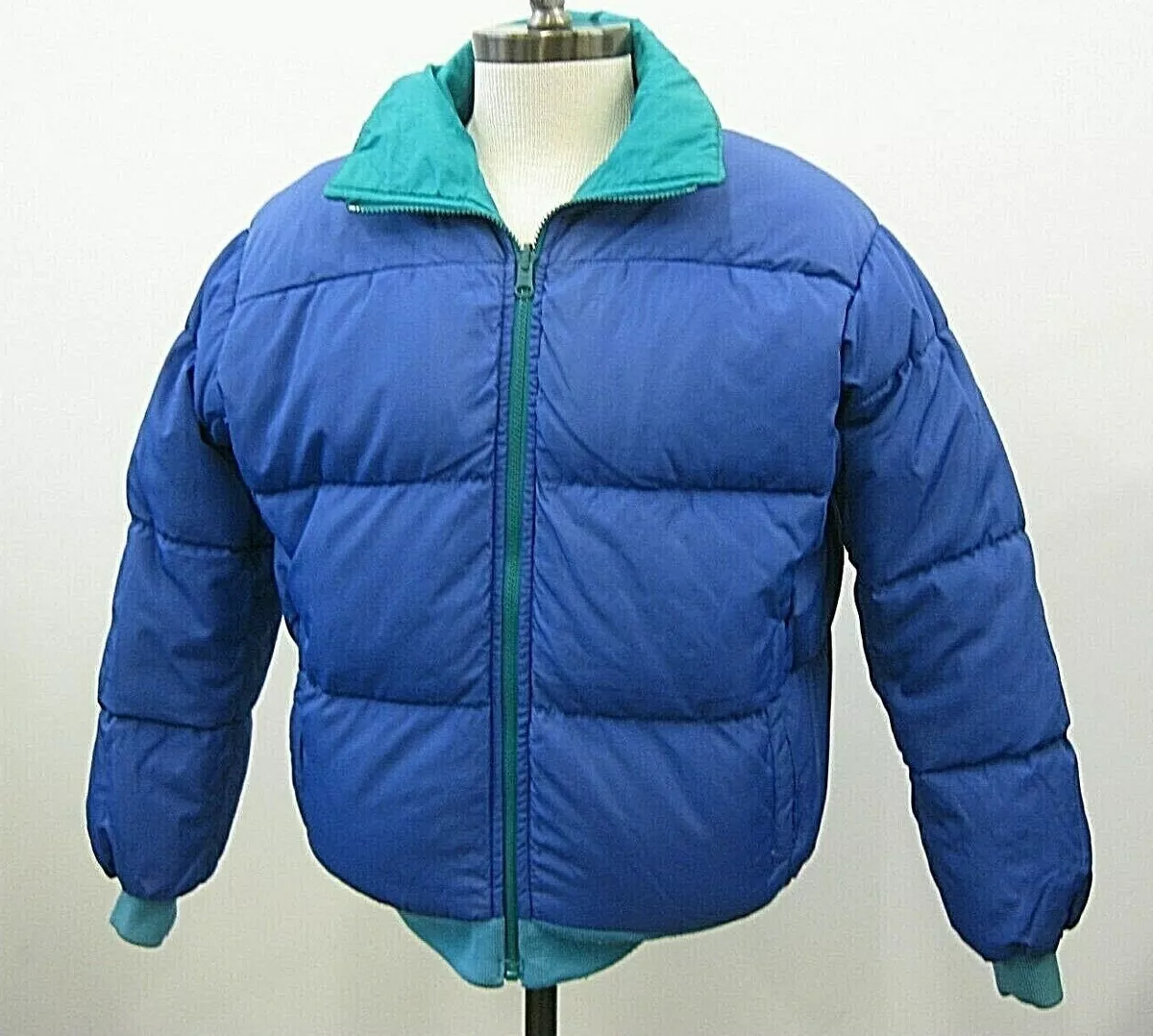 COLUMBIA Reversible Green/Blue Coat Liner Jacket Women's Size