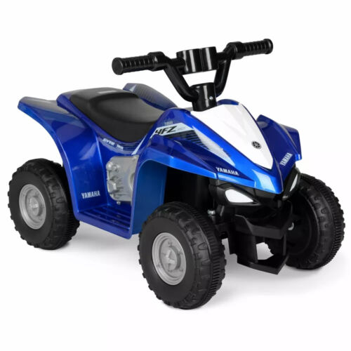 Yamaha Raptor ATV 12V All-Terrain Battery-Powered Ride-On, Blue, Ages 3+ - Picture 3 of 6