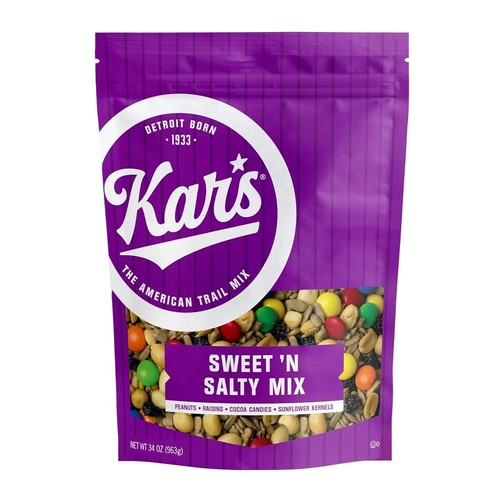 Kar’s Nuts Sweet ‘N Salty Trail Mix – 34 oz Resealable Bag, Pack of 1 – Easy and - Picture 1 of 8