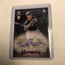 2021 Panini Chronicles Yermin Mercedes Red #017/100 Rookie Luminance Auto SP