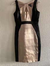 NUDE BLACK SATIN DRESS 8 JAX SUMMER HOLIDAY PARTY WEDDING OCCASION SMART EVENING