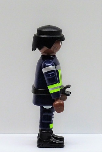 Pompier Homme Avec Spécial Ceinture Playmobil Pour Fire Sauvetage Réflecteurs - Picture 35 of 41