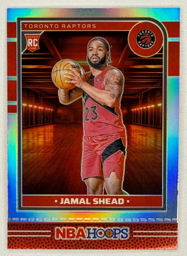 2024-25 Panini Hoops Jamal Shead RC Silver Prizm #275 Toronto Raptors