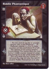 Riddle Phantastique x4  VTES JYHAD BL Bloodlines