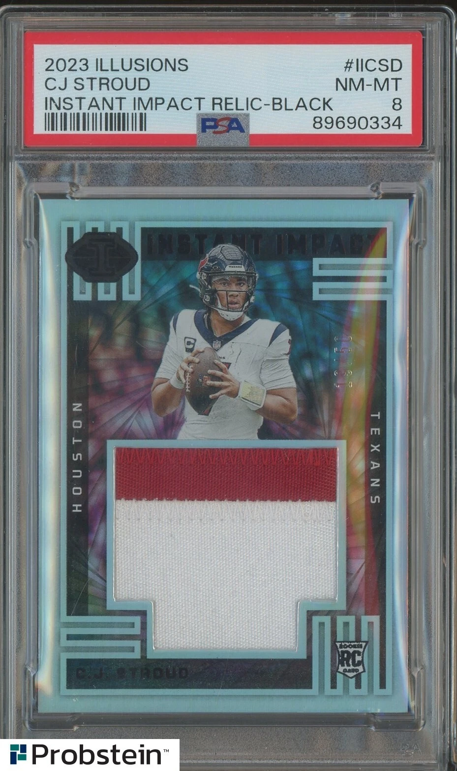 CJ Stroud Panini Illusions Instant Impact Relics #IICSD Black