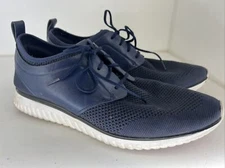 Mens Cole Haan Grand Motion Knit Blue White C26395 Oxford Shoes Size 10.5
