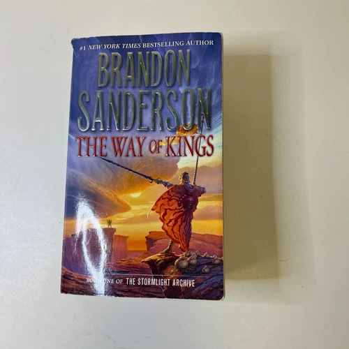The Way of Kings by Brandon Sanderson Paperback Book 1 of The Stormlight Archive