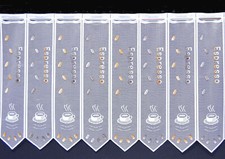  Kaffee Küchengardine Scheibengardine in 12 Breiten Bistrogardine Espresso Neu 