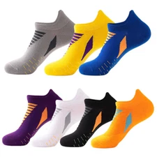 Mens Professional Sports Socks Breathable Absorbs Sweat Running Short Ankle Sock