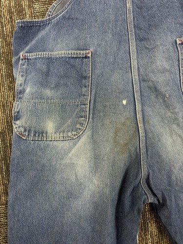 Vintage Bic Mac Distressed Overalls Chore Coveralls 42x30 - Picture 16 of 19