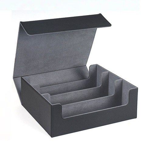 Card Deck Storage Box Card Deck Holder Box Trading Card Storage Box Magnet 1800+ - Picture 7 of 33