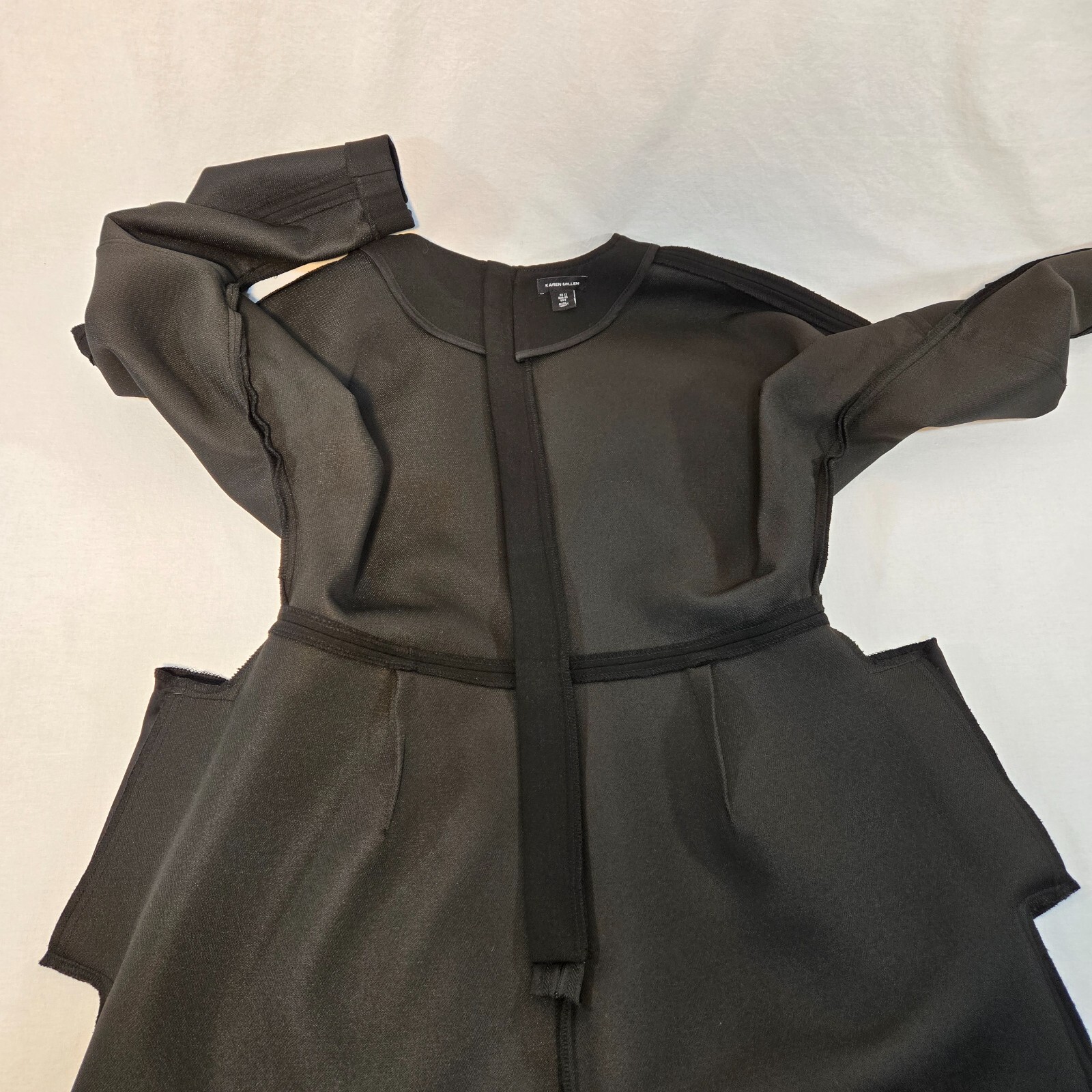 KAREN MILLEN Elevated Basic Black Structured Crep… - image 15