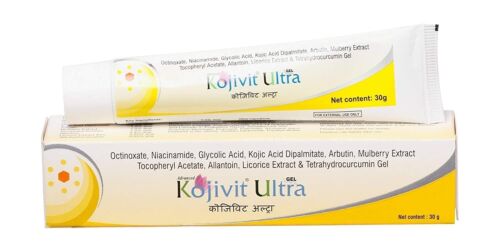 Kojivit Ultra Gel Skin Lightening Creme , 30 gm , 3 Tubes Pack - Picture 2 of 4