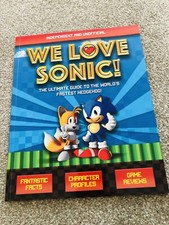 🔥 Sonic The Hedgehog Book We Love Sonic! New
