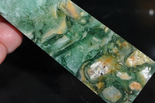 103mm "New Arrival/Top Quality"~Mint GREEN PHANTOM FLUORITE Point Obelisk Q1299 - Photo 6 sur 10