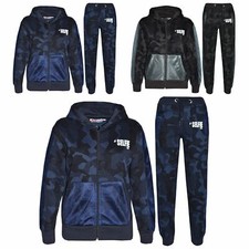 Kids Tracksuit Boys Girls Designer's Selfie Camouflage Jogging Suit 7-13 Years