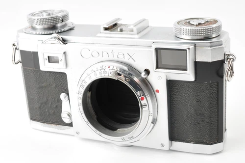 [Exc+5] Zeiss Ikon Contax IIa Color Dial Rangefinder 35mm Film Camera From JAPAN