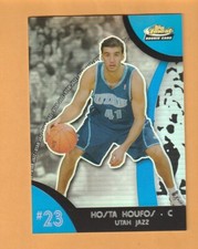 Kosta Koufos Utah Jazz 2007-08 Finest Refractor Blue #123 /199 Ohio State 9T