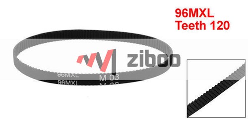 Correa de distribución de goma para motor 96MXL 025 120 dientes paso 2,032 mm 6,4 mm ancho 243,84 mm - Imagen 2 de 4