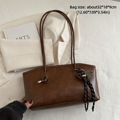 Große Kapazität Arbeit Schultertasche Kunstleder Handtaschen Damen Mode - Bild 3 von 20