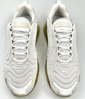 Nike Air Max 720 Mens 11.5 White Metalic Platinum AO2924-100 Sneakers | eBay