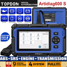 TOPDON AD600S OBD2 Scanner Engine ABS SRS SAS TPMS DPF Diagnostic Tool CAN-FD