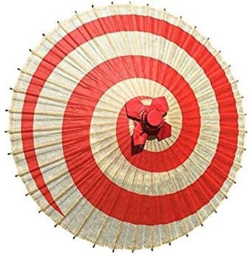 YAMAMOTO Made Traditional Japanese Umbrella YAGIBUSHI RED Paper & Bamboo New - Picture 7 of 7