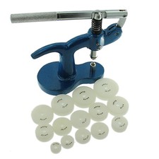 Watch Case Press With 7 Hollow  7 Flat Nylon Dies Repair Battery Replacement