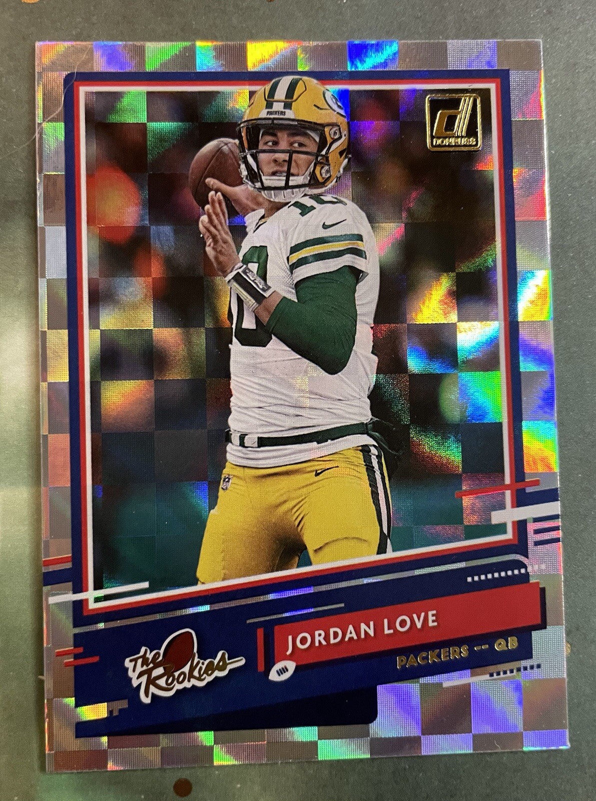 Jordan Love Rookie Card 2020 Panini Donruss The Rookies #TR-JL Green Bay Packers